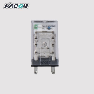 现货批发Kacon/凯昆HR705-2PL继电器两开两闭8脚 带灯 中间继电器