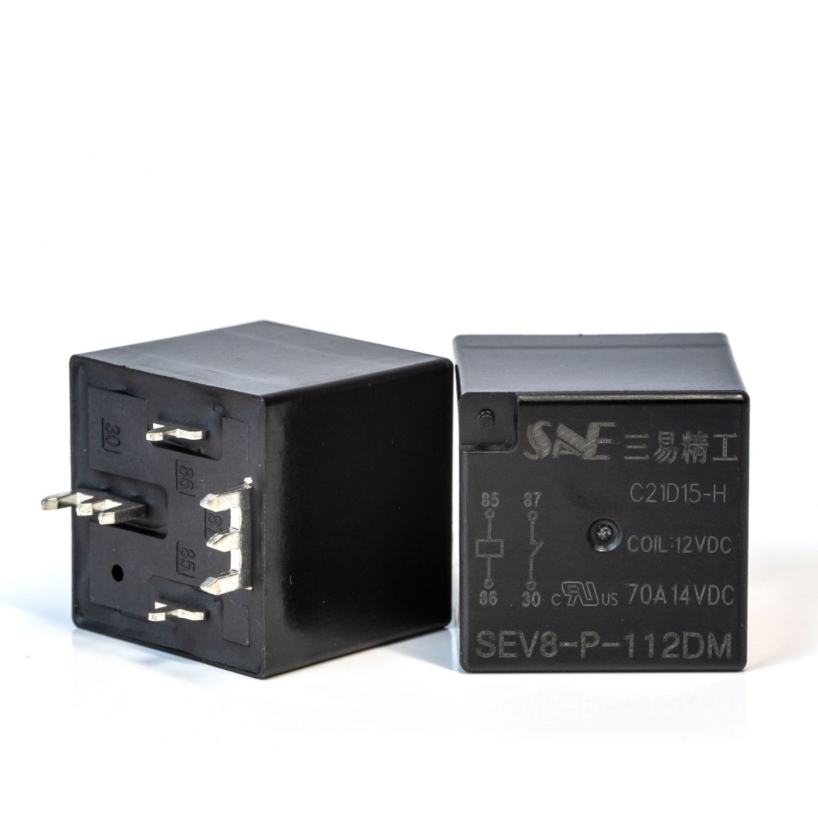 SEV8-P-112DM三易精工 70A 80A 100A汽车通用厂家继电器12VDC图4