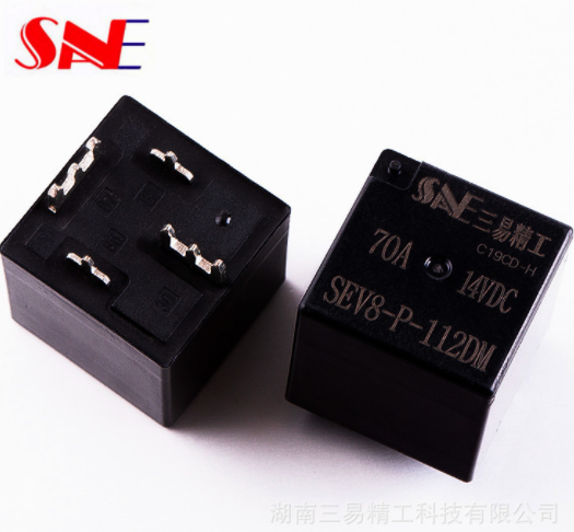 SEV8-P-112DM-70A继电器厂家现货批发4脚70A汽车继电器图2