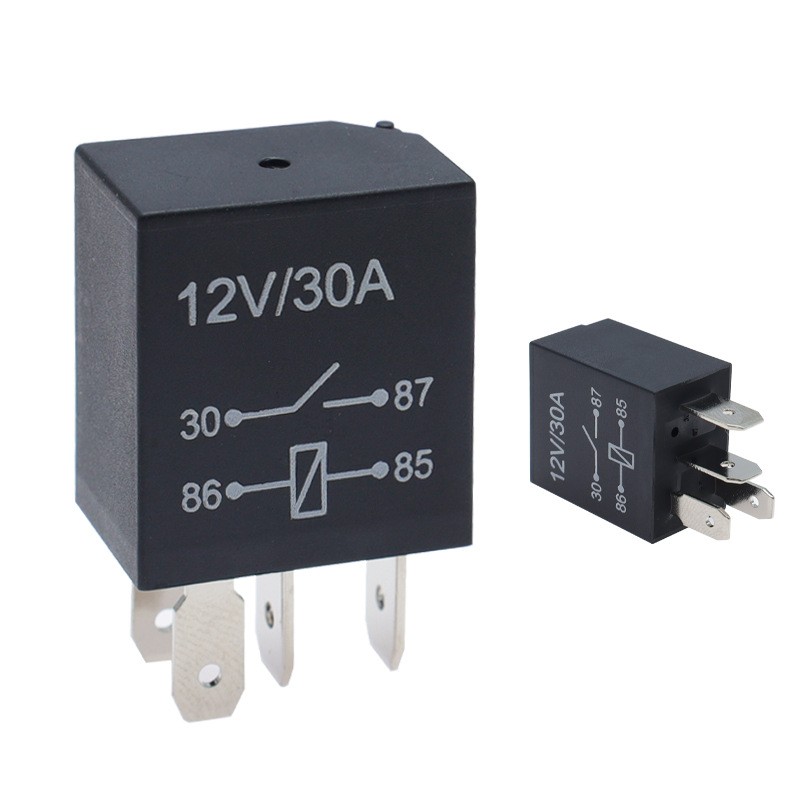 紫罗兰汽车继电器12V/24V30A紫罗兰继电器油泵四脚五脚继电器图5