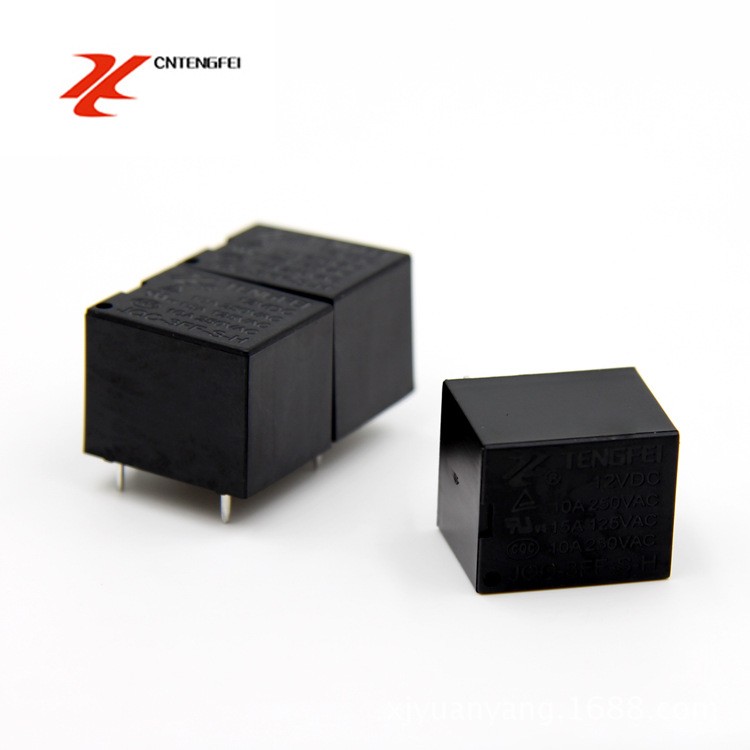 腾飞relay直流T73/5V/6V/9V/12V/24V/4脚10A/3FF小型电磁继 电器图4
