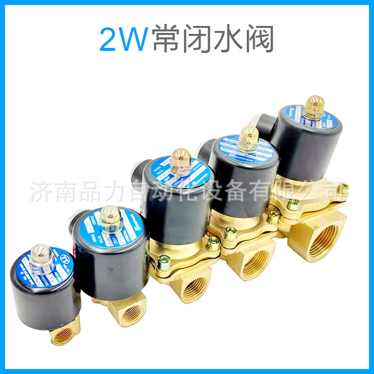 常闭全铜电磁阀水阀220V气阀24V 12V 2W025-08/2W160-15/2W250-25图2