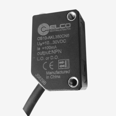 现货代理OS10-AKL350CN6宜科ELCO激光漫反射光电传感器背景抑制