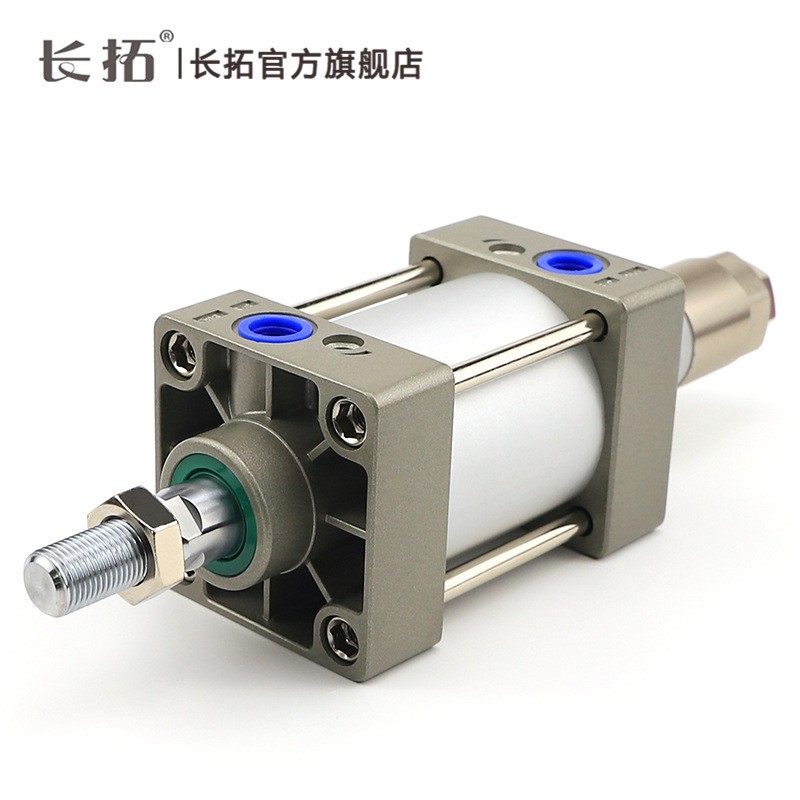 可调行程气缸SCJ32/40/50×25x50×75×100×125×150-S气动冲床图4
