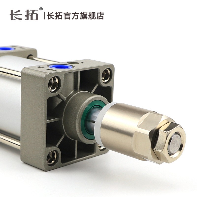可调行程气缸SCJ32/40/50×25x50×75×100×125×150-S气动冲床图3