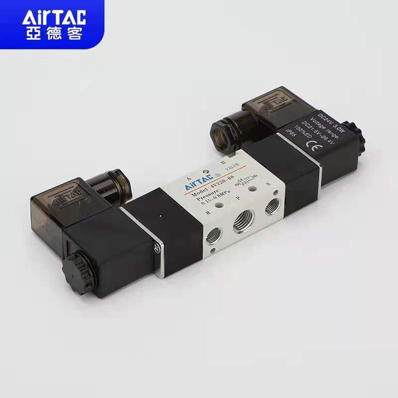 正品AIRTAC亚德客电磁阀4v230c-08/4v230一08气动换向控制阀图3