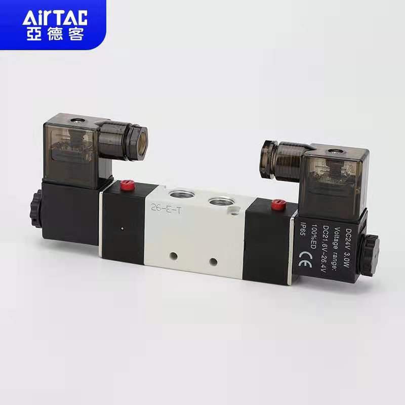 正品AIRTAC亚德客电磁阀4v230c-08/4v230一08气动换向控制阀图4