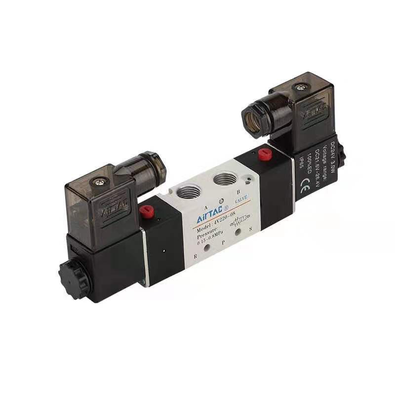 正品AIRTAC亚德客电磁阀4v230c-08/4v230一08气动换向控制阀图5