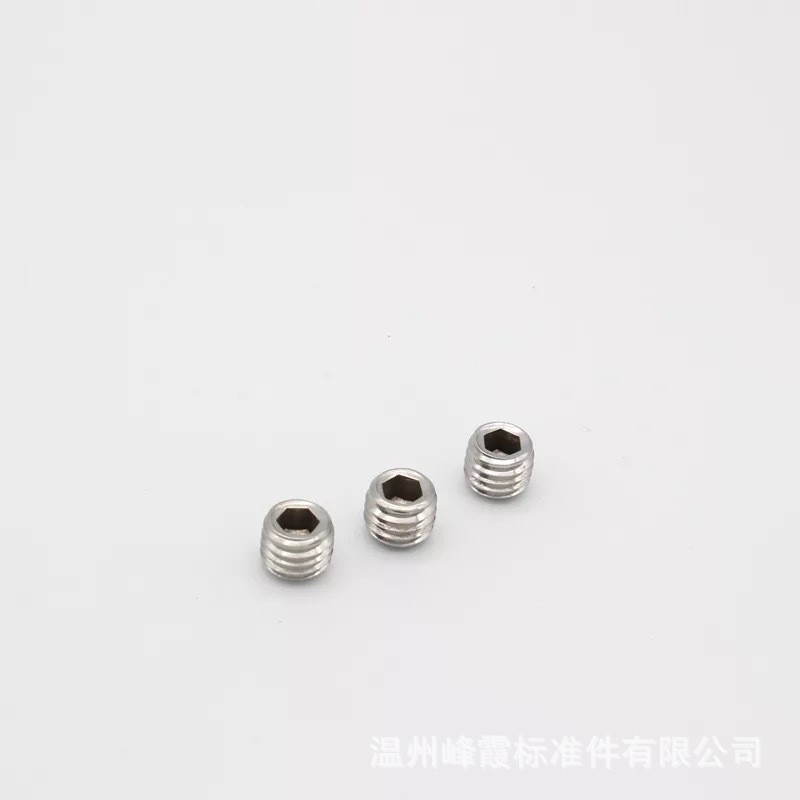 M3M4M6M8M10不锈钢201内六角GB77平端紧定无头机米顶丝止付螺丝图2