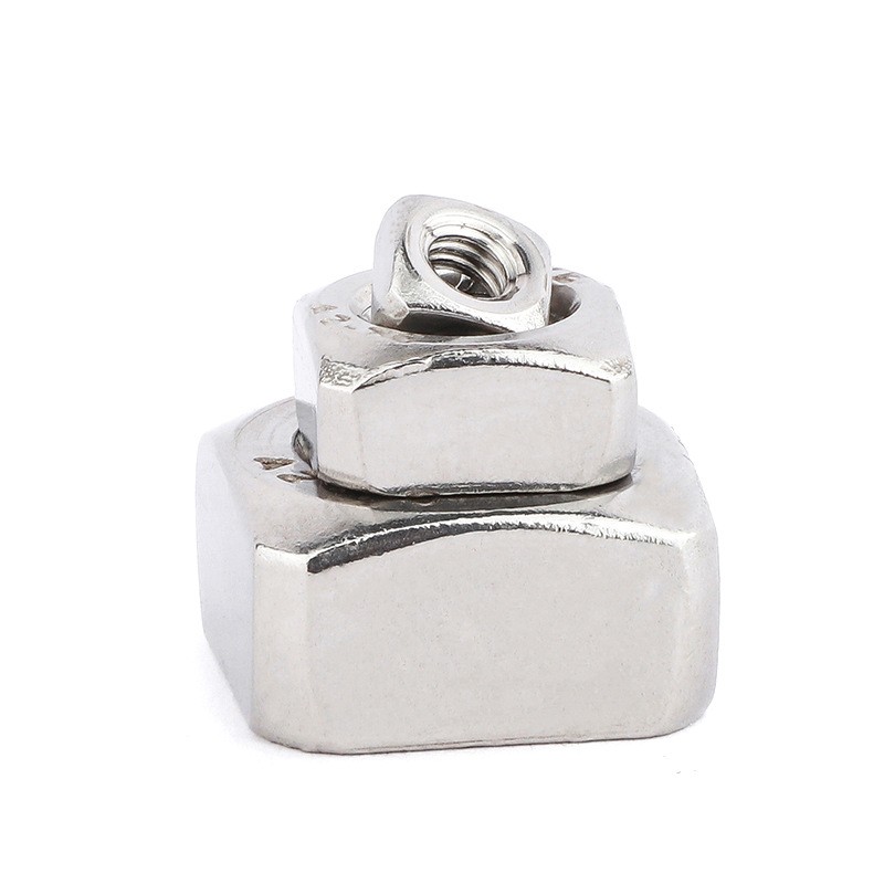 304不锈钢四方螺母四方螺丝帽不锈钢方形螺母螺帽四角螺母图3