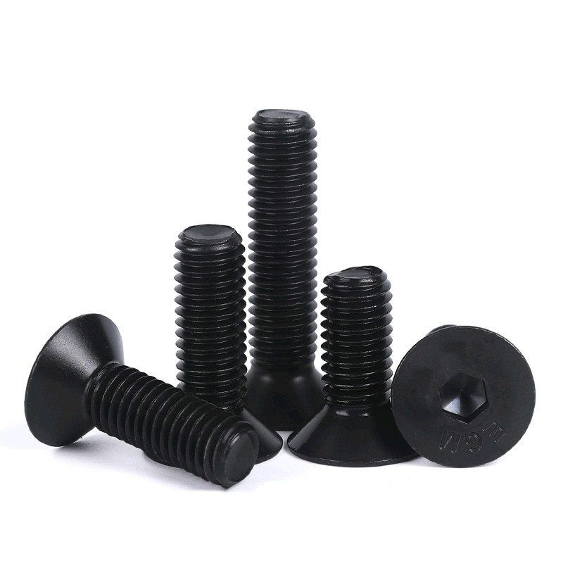 10.9级黑色碳钢淬火沉头内六角螺丝平头螺钉螺栓平杯M3M4M5M6M810图4