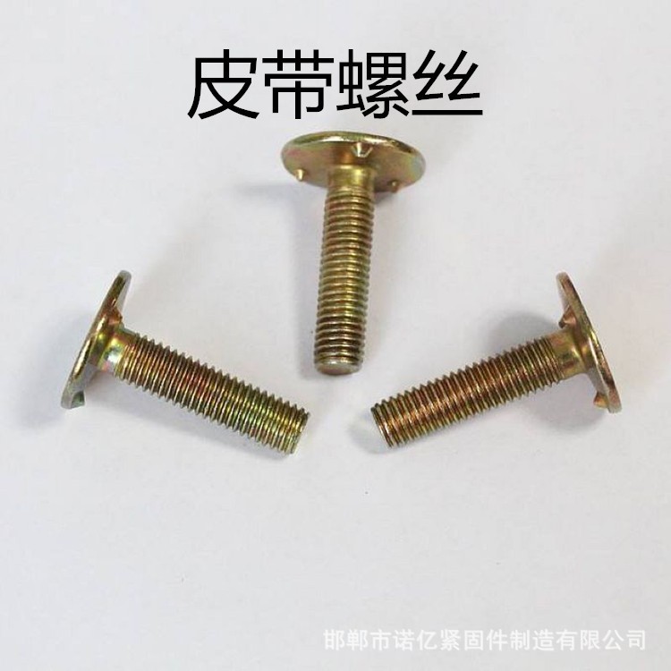 厂家直销畚斗螺丝 现货供应镀彩皮带螺丝 提升机用畚斗螺栓图3