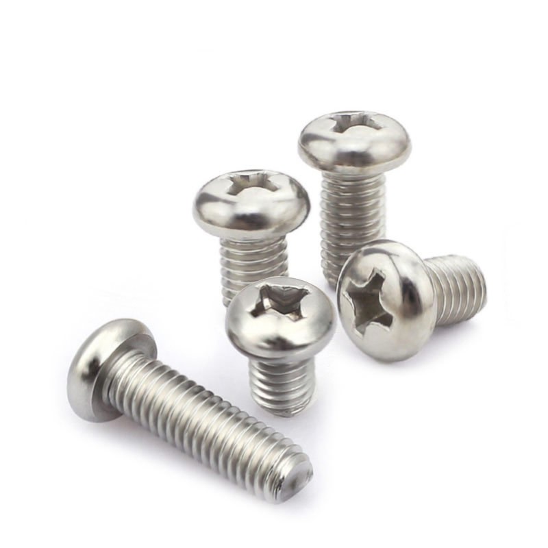 #8#10-32 304不锈钢英制/美制圆头十字螺丝美标盘头细牙螺栓10-24图2