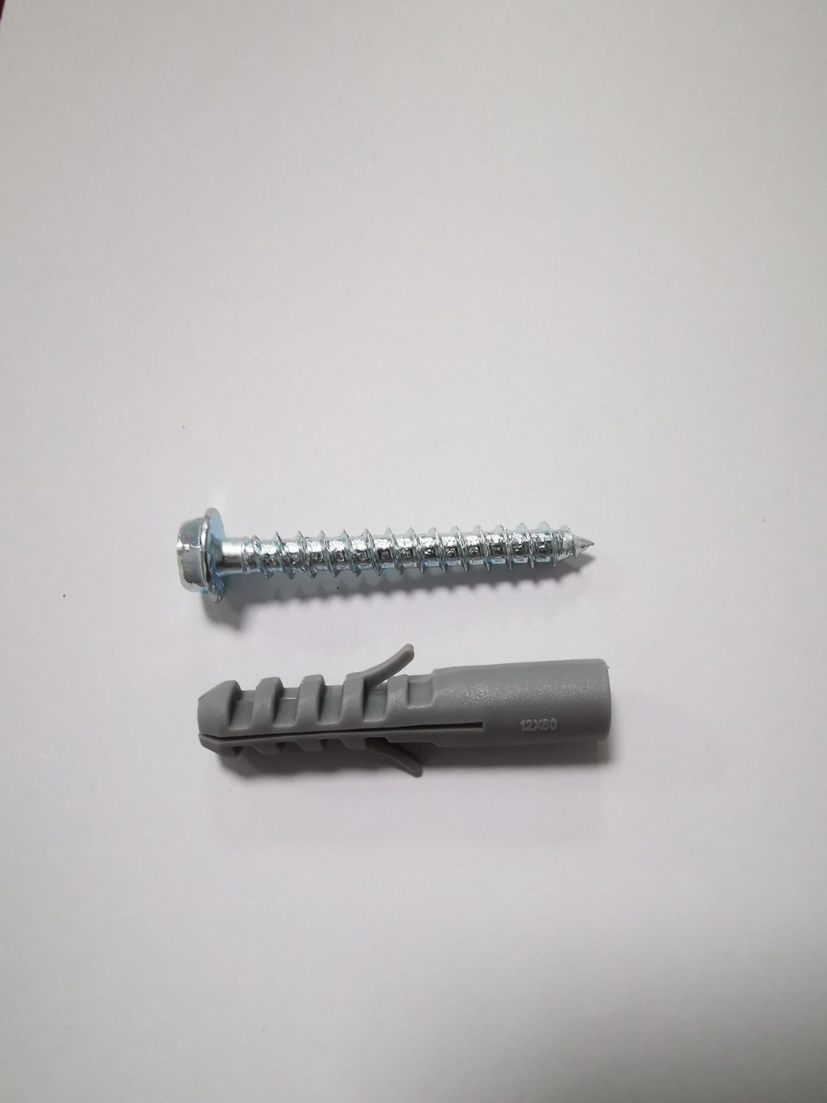 胶塞螺丝7*55HWA塑料膨胀管挂架电视挂壁架螺丝外六角法兰螺丝图2