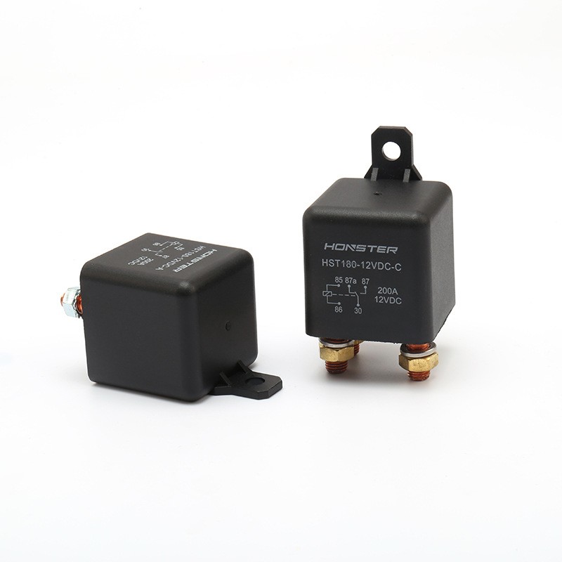 厂家批发汽车继电器常闭常开改装小型12V200A汽车启动继电器图3