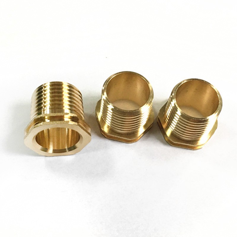 铜嵌件铜花螺母 盲孔通孔螺母 cnc数控车床 五金零配件图4