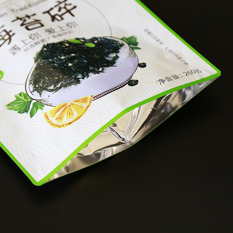 源头厂家复合袋食品拉链袋拌饭海苔碎食品包装袋铝箔自立袋三封袋图4