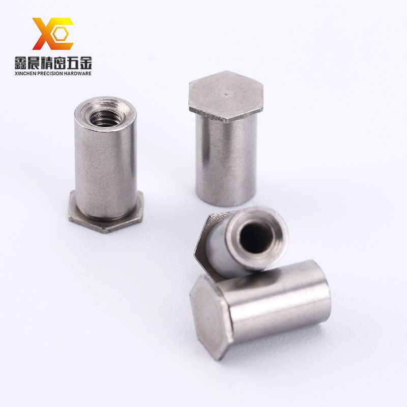 厂家304不锈钢盲孔压铆螺柱BSOS-3.5M4-L冷墩压板铆螺母柱底孔7.2图2