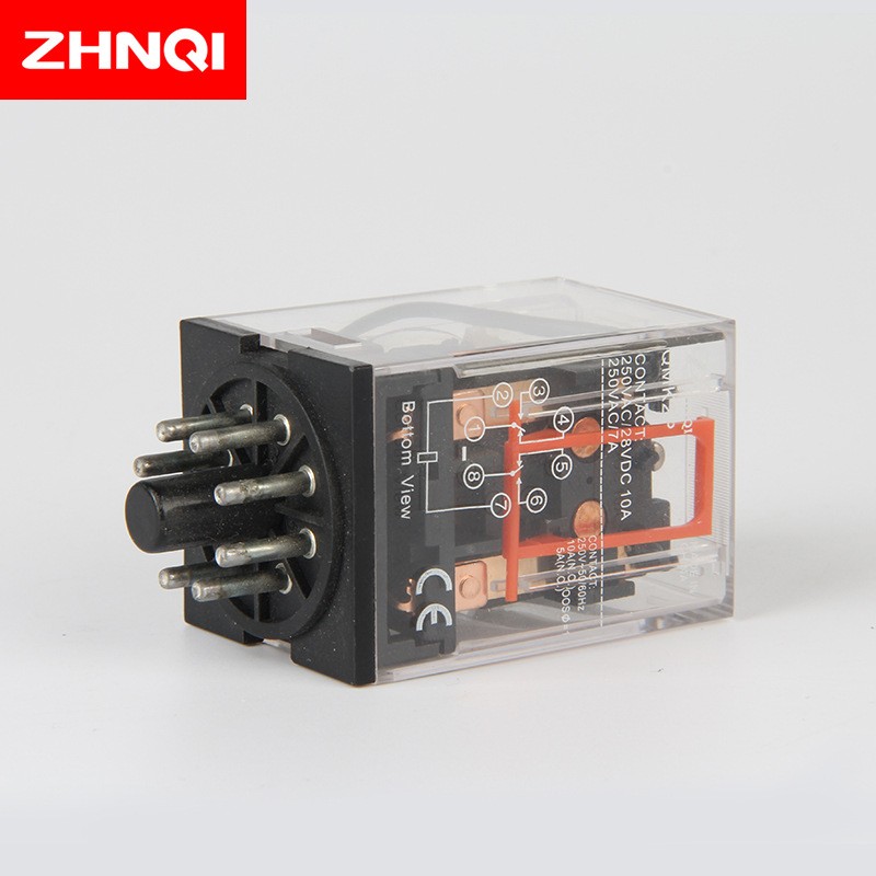 正启MK2P-I小型中间继电器小型电磁继电器交流AC220V/DC24V/12V图3