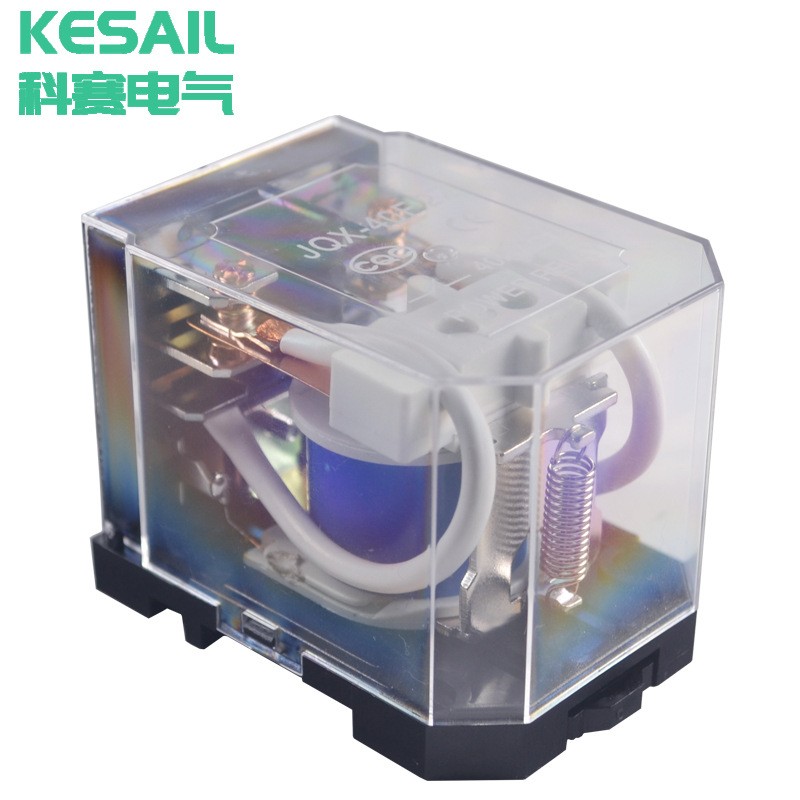 JQX-40F 2Z大功率继电器12VDC 24VDC直流8脚银合金触点大电流40A图2