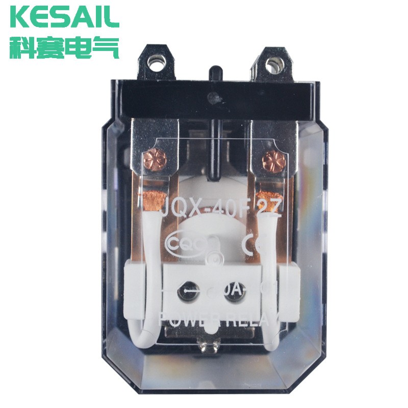 JQX-40F 2Z大功率继电器12VDC 24VDC直流8脚银合金触点大电流40A图3