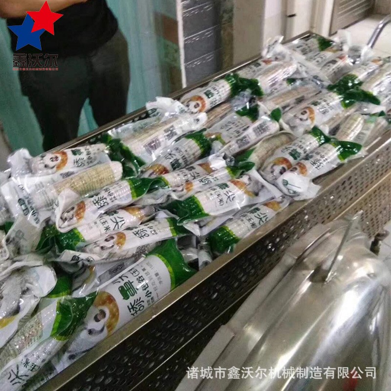 厂家定做 鲜食速冻玉米加工设备 玉米滚杠清洗机 玉米蒸煮漂烫线图2