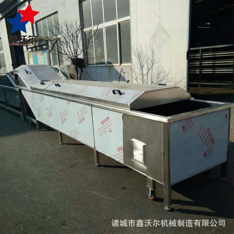 厂家定做 鲜食速冻玉米加工设备 玉米滚杠清洗机 玉米蒸煮漂烫线图3