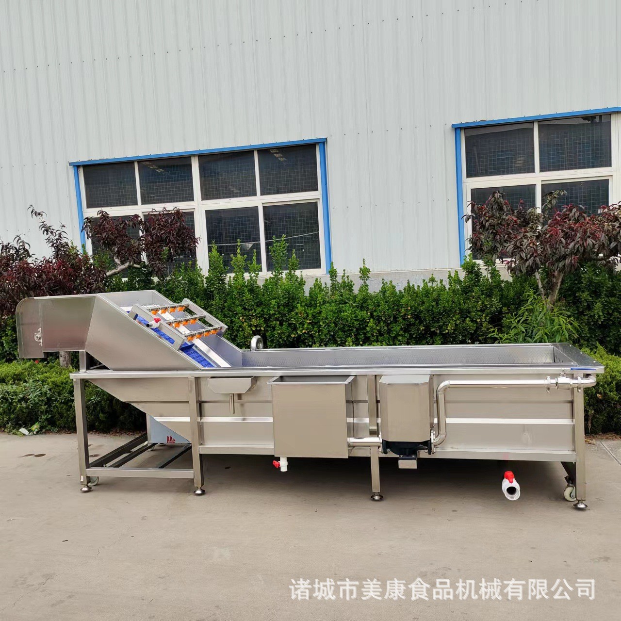 加工定制卤货食品包装袋气泡清洗风干线 杀菌后铝箔袋破挑选设备图4