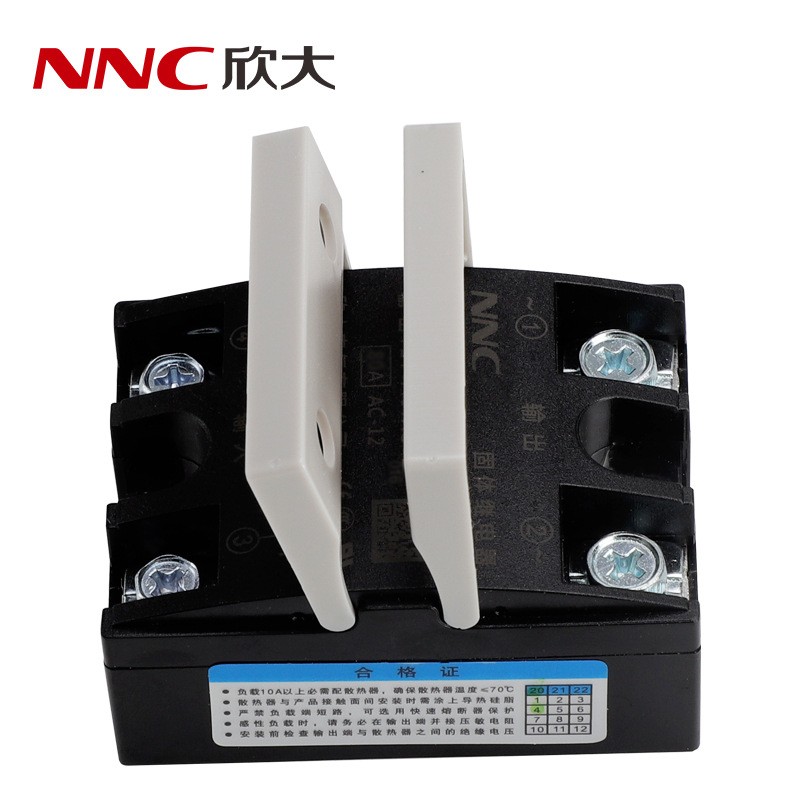 固态继电器 NNG1-1 SSR-DA单相无触点 直流控交流 40A 欣大继电器图2