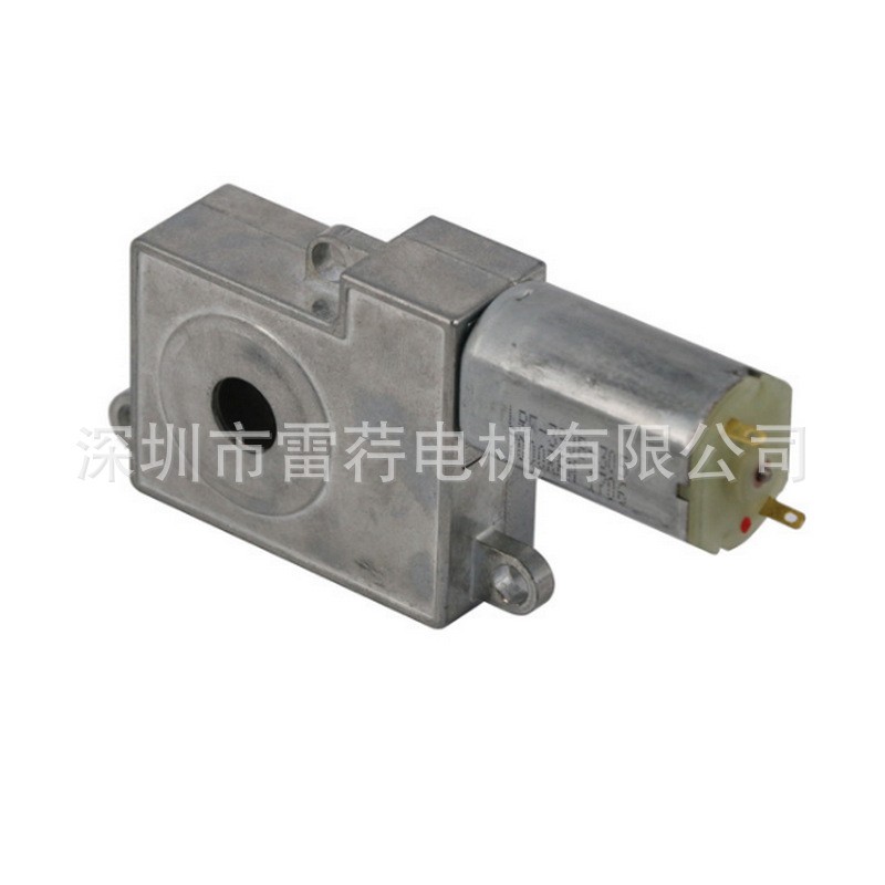 供应LRF-390B-305蜗杆减速电机 智能锁减速马达 小型涡轮减速电机图4