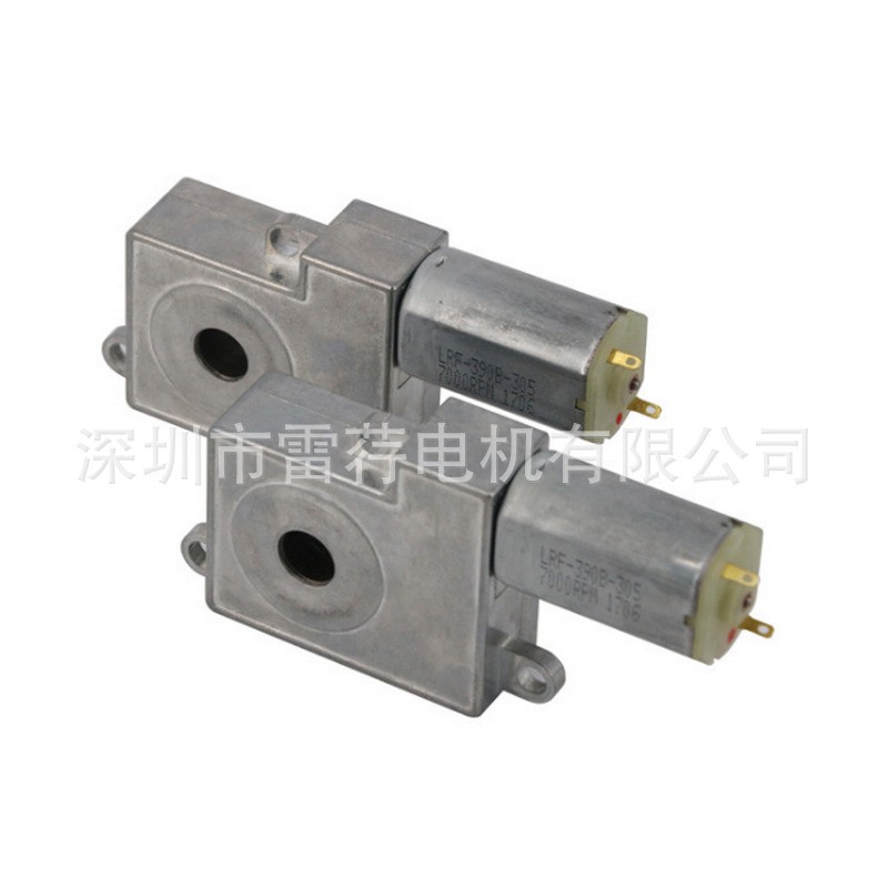 供应LRF-390B-305蜗杆减速电机 智能锁减速马达 小型涡轮减速电机图2
