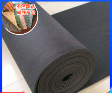 黑心棉毛毡 花毛毡黑毛毡 树木保护毯 公路柏油路养护保湿毛毡图3