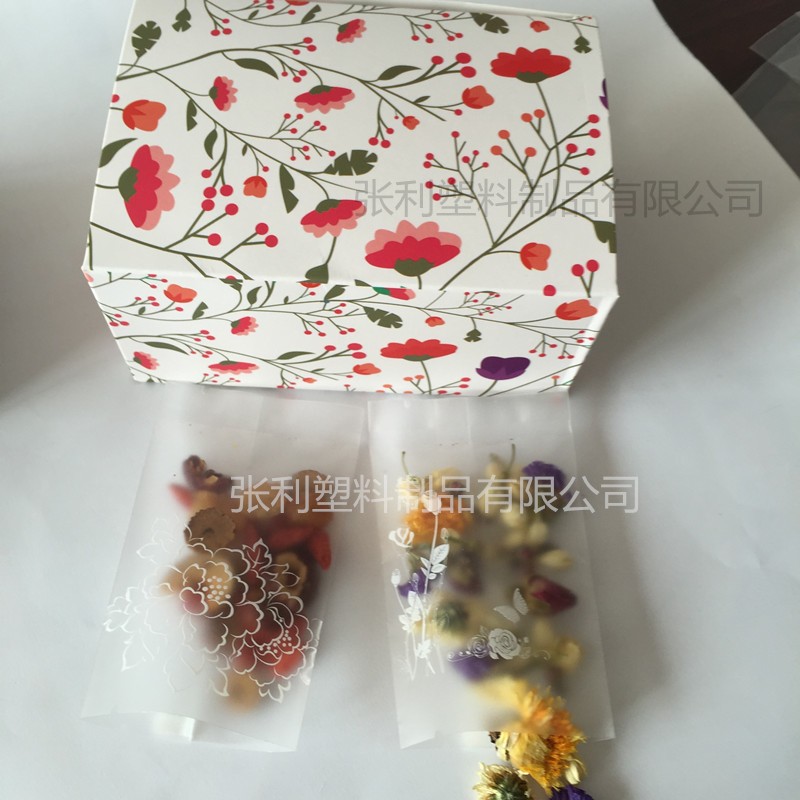 厂家批发供应花茶袋茶叶袋6.5*10.5磨砂小袋自动灌装机卷膜现货图3