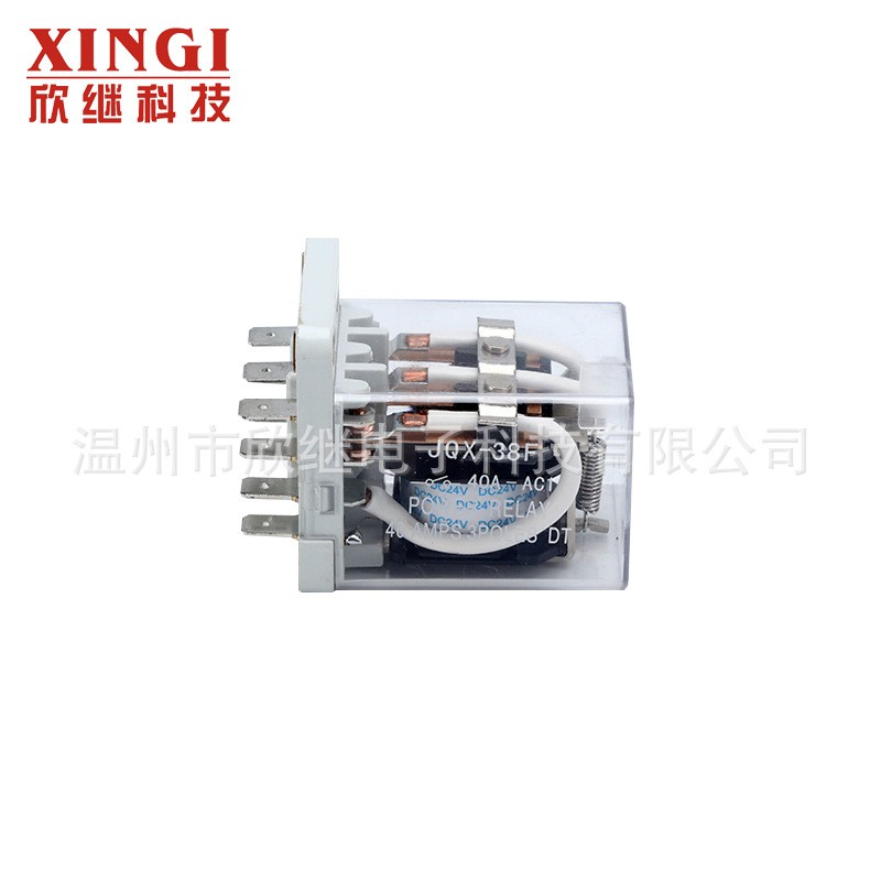 源头厂家 现货供应欣继JQX-38F银合金继电器 AC24V DC24V DC24V图3
