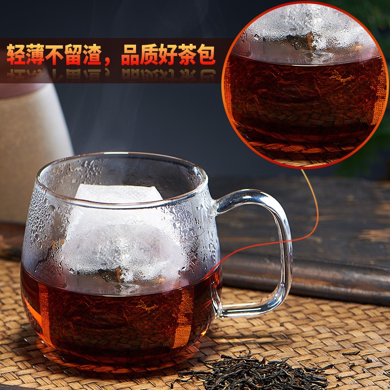 一次性茶包袋抽线折边香料卤料袋过滤袋玉米纤维泡茶袋空茶包批发图4