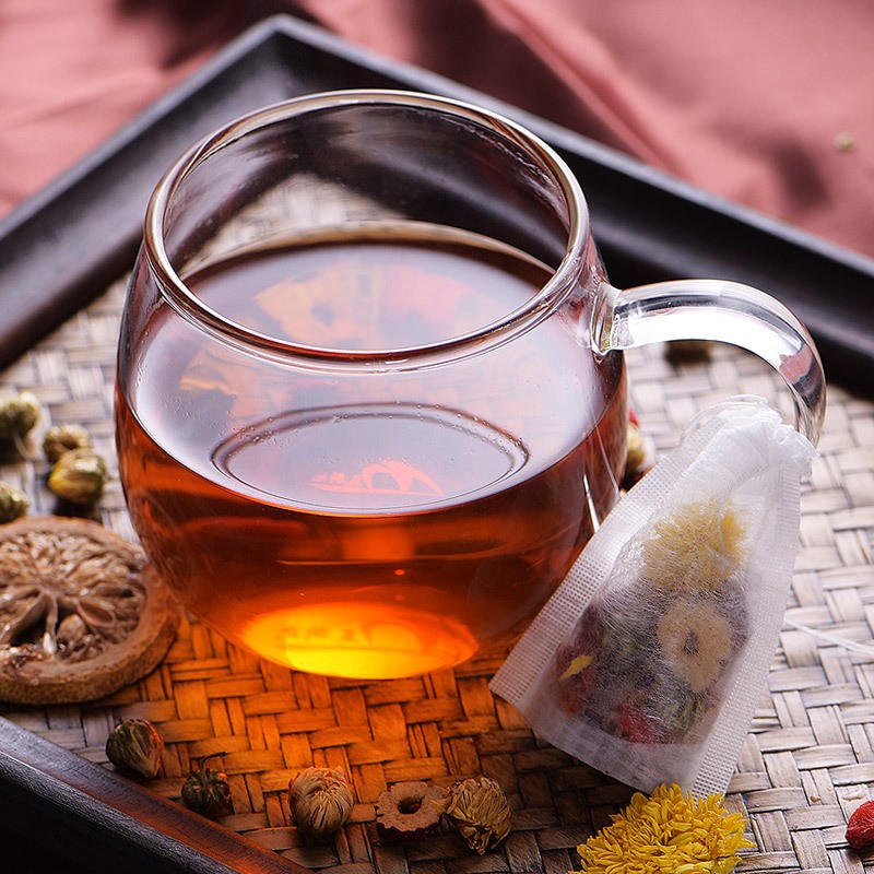 厂家批发反折茶包茶袋过滤茶叶包装药粉一次性抽绳泡茶袋图2