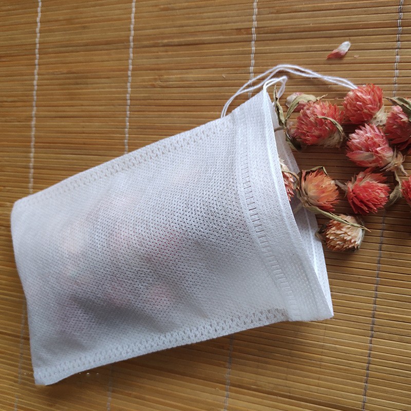 批发6*8无纺布抽线一次性过滤袋控茶包泡茶袋茶叶调料袋卤料袋图3