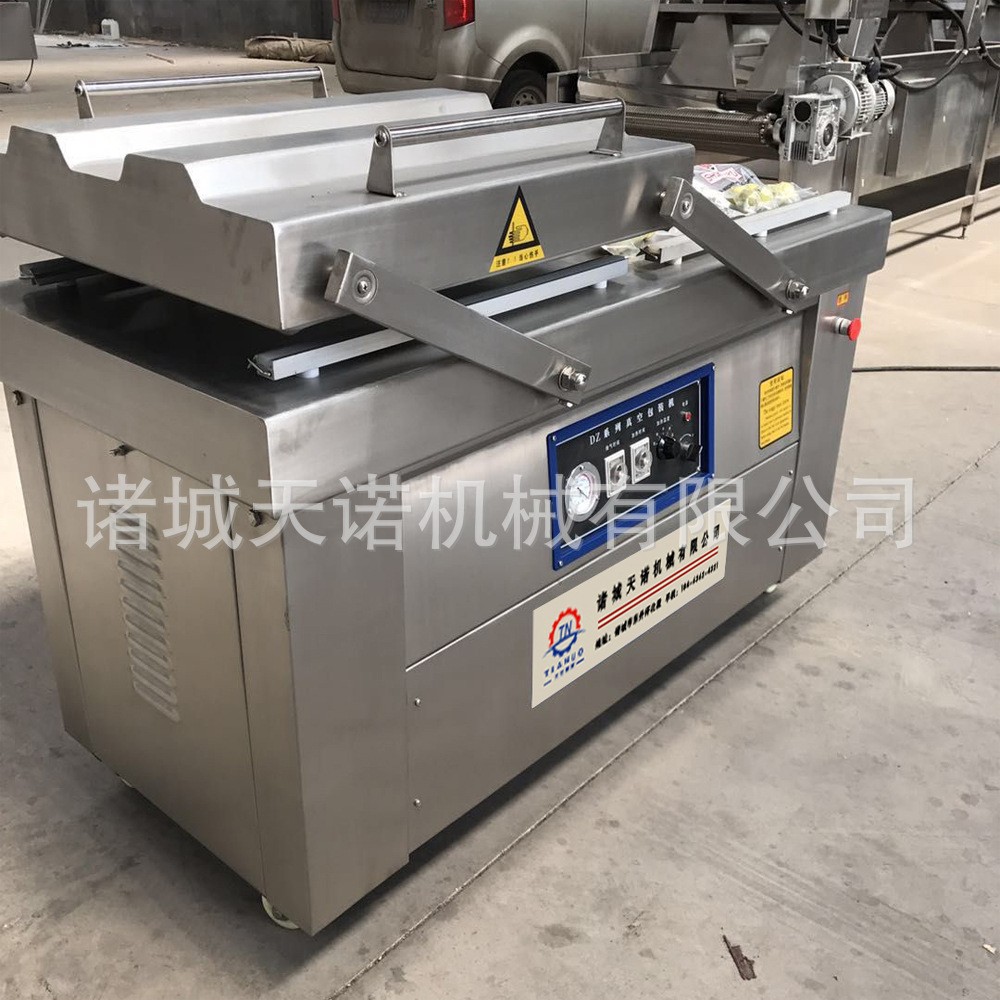 商用肉制品真空包装机 全自动食品包装机 双室连续式真空包装机图4