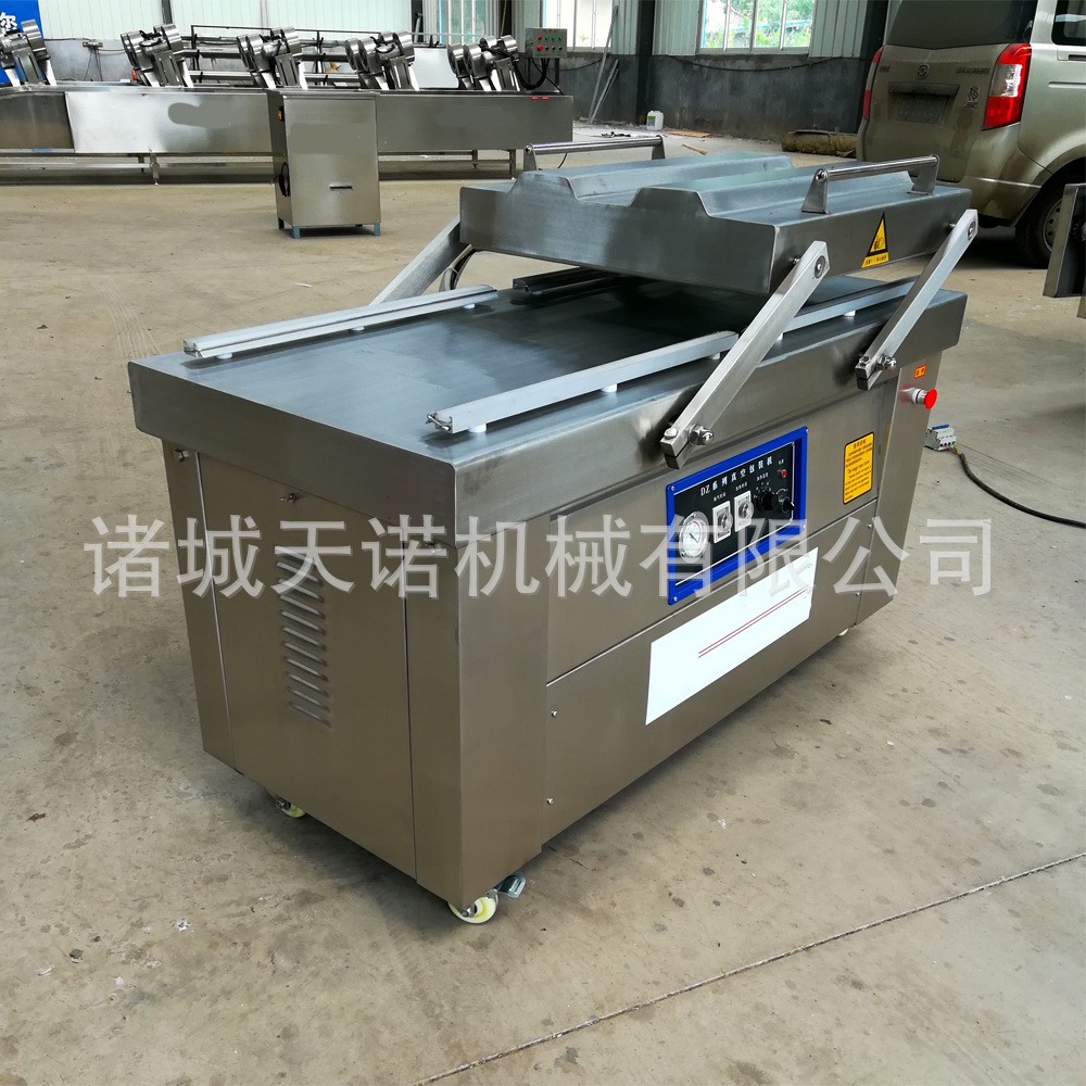 山药真空包装机 扒鸡熟食双室真空包装机 六面米砖包装机图5