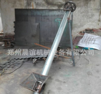 管式无轴水泥粉末螺旋输送机无尘加料机绞龙提升机自动粮食上料机图4