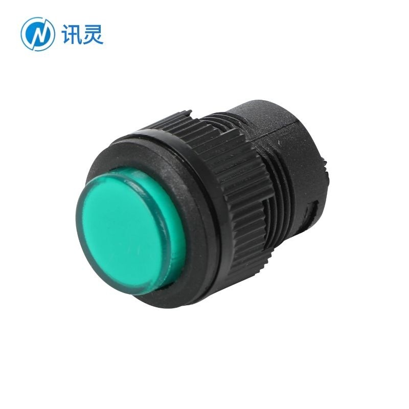 R16-503按钮开关16mm方形带灯自复位自锁发光LED玩具开关灯具开关图2
