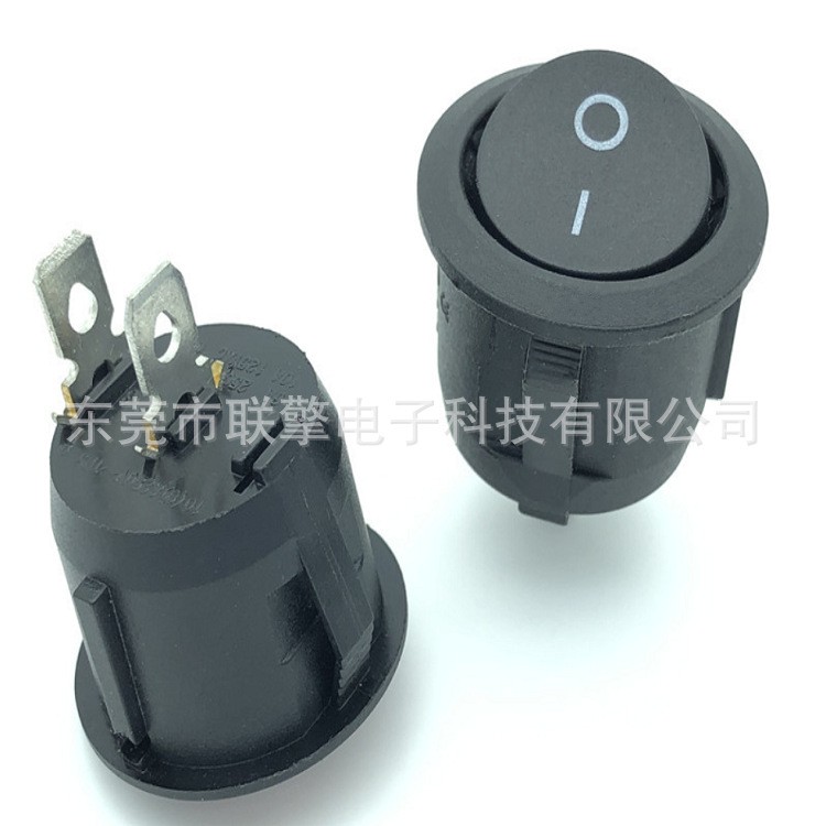 船型开关 KCD1 翘板开关 圆形塑胶带线翘板220V翘板开关 电源开关图2