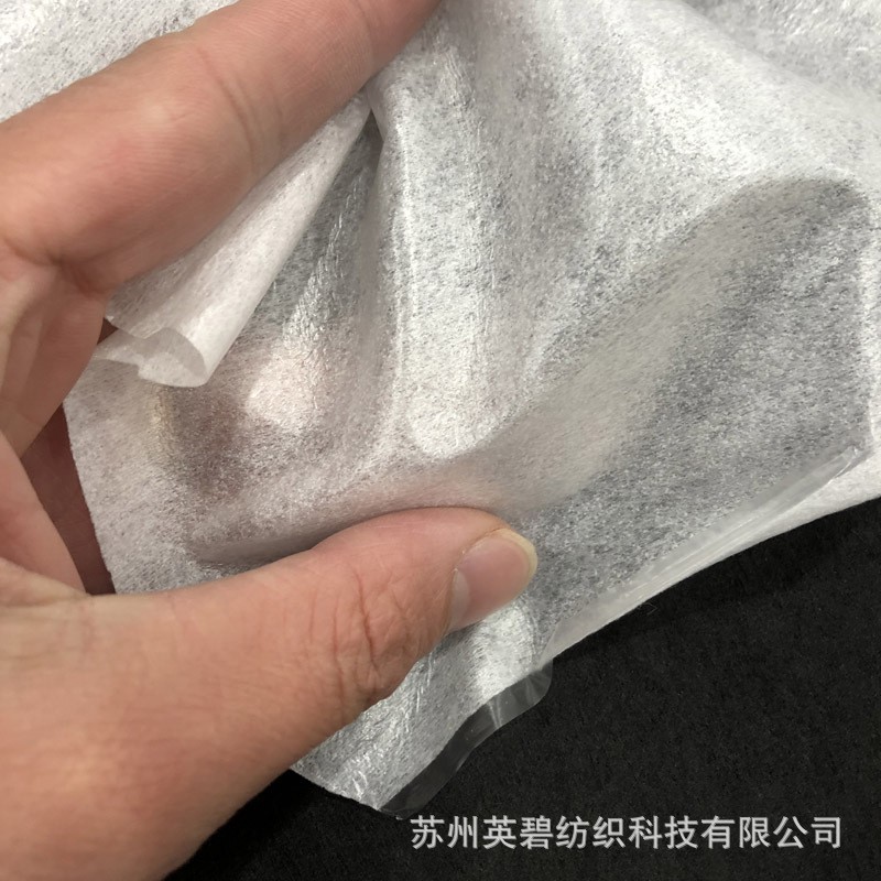 厂家直销防风防水防绒无纺布 覆膜羽绒服无纺布胆布 微弹胆布图4
