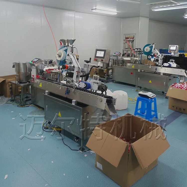 双工位台式试剂灌装机 小剂量采样管灌装旋盖贴标一体机图4