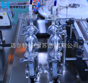 单双工位西林瓶灌装机全自动 灌装压盖一体自动理瓶选配洗瓶烘干图4