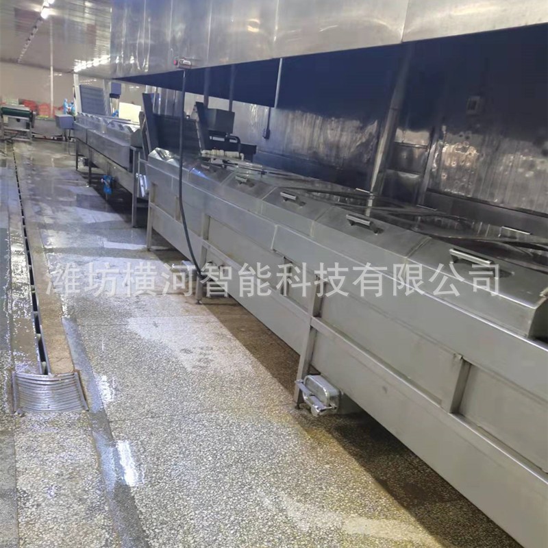 大型油炸小酥肉生产线 工厂红薯片油炸设备 全自动麻花油炸流水线图4