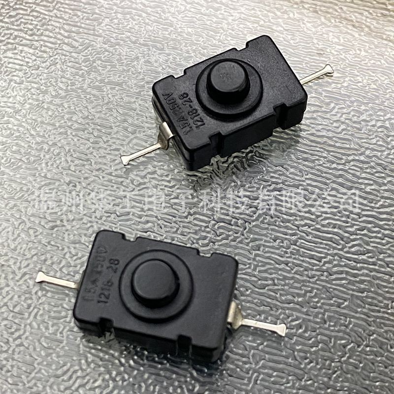 KAN-28 按键 12*18 二脚一开一关 手电筒电源开关 电蚊拍开关图2