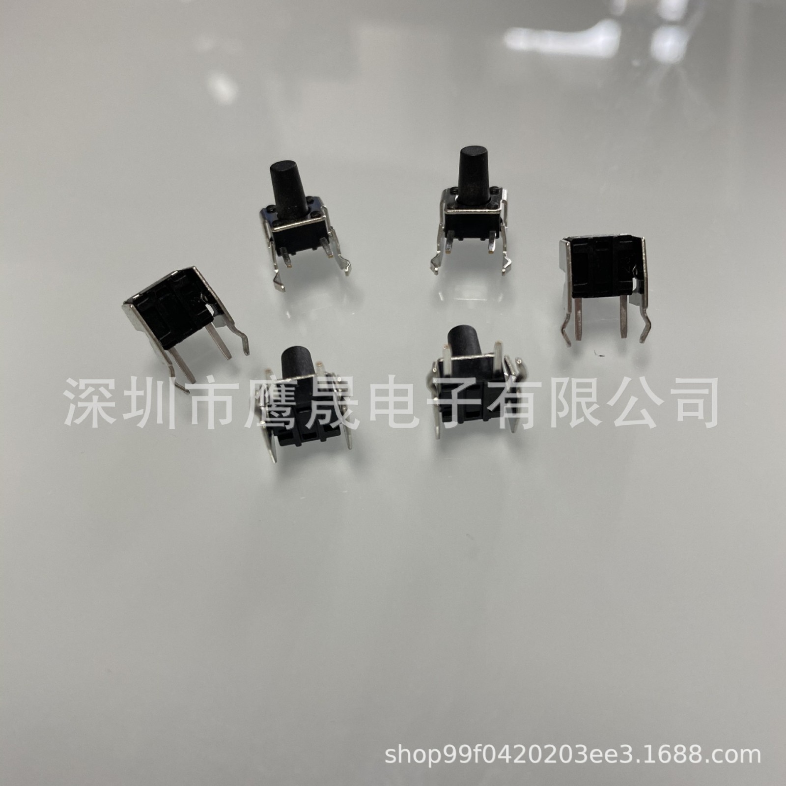 鹰晟促销 轻触开关6X6X4.3高到14高贴片插脚支架按键详情咨询客服图3