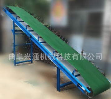 厂家直销仓库上货传送带 室外二楼自动送料输送带图4