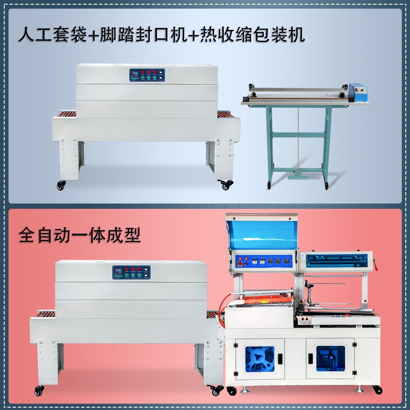 全自动L型封切机 礼盒茶叶盒热收缩膜包装机 全自动热收缩包装机图4